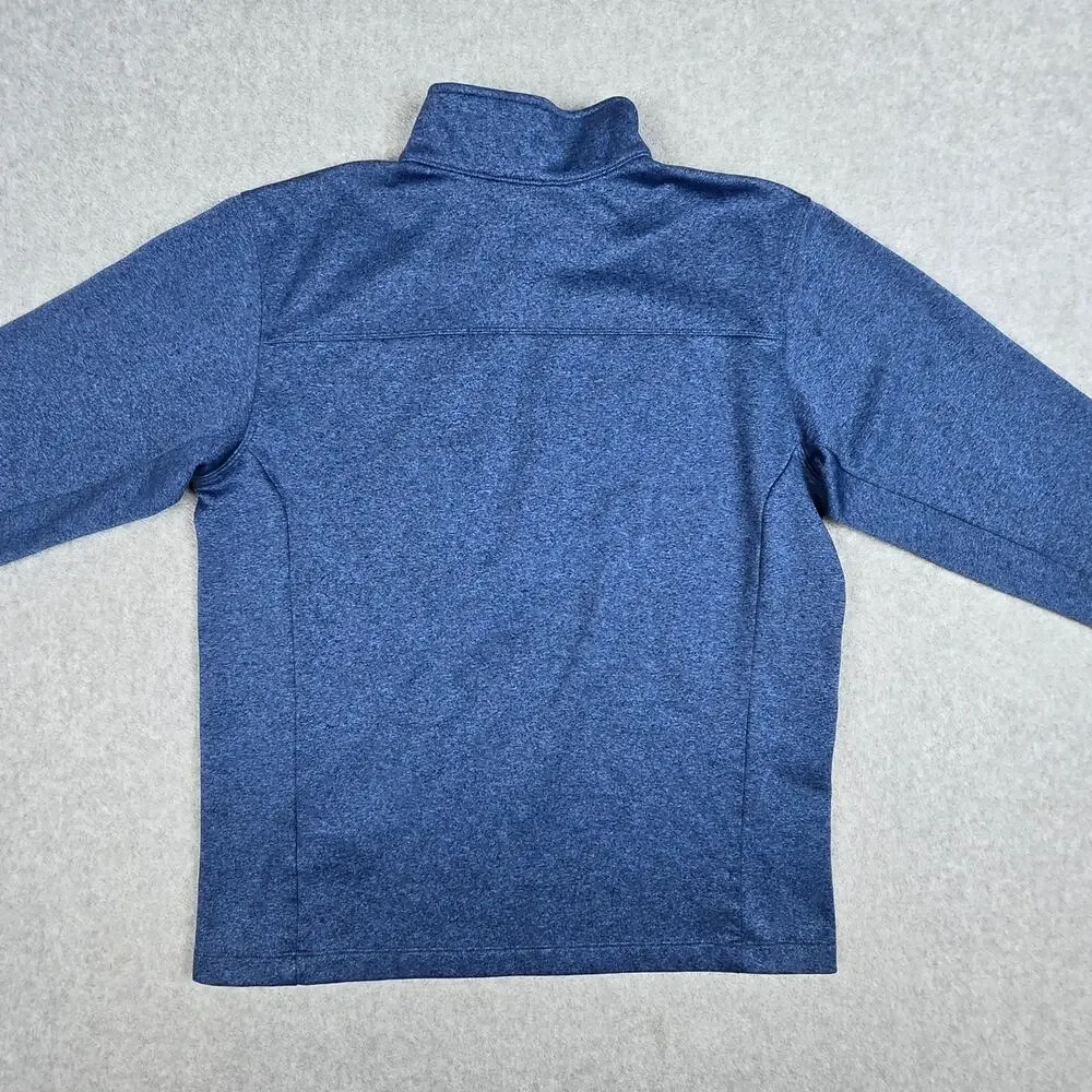The North Face Mens Medium Blue Canyonlands 1/2 Zip Fleece Jacket